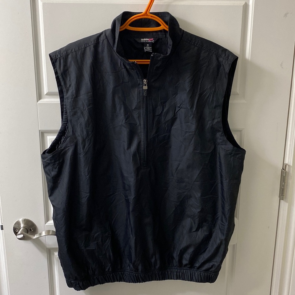 Golf bubbagolf windbreaker vest by Steve and Berry’s Men’s size Medium Black …